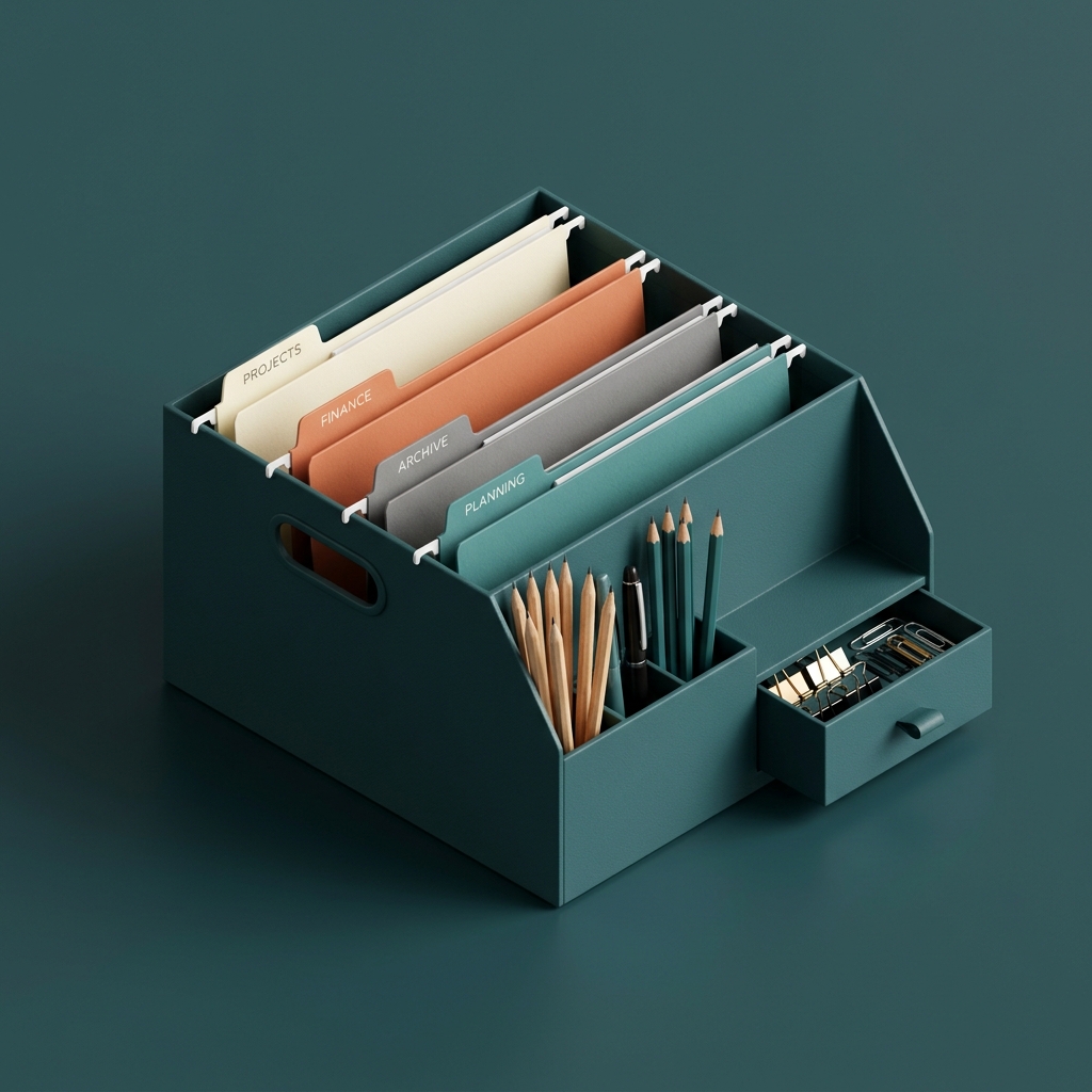 Desk File Organizer
